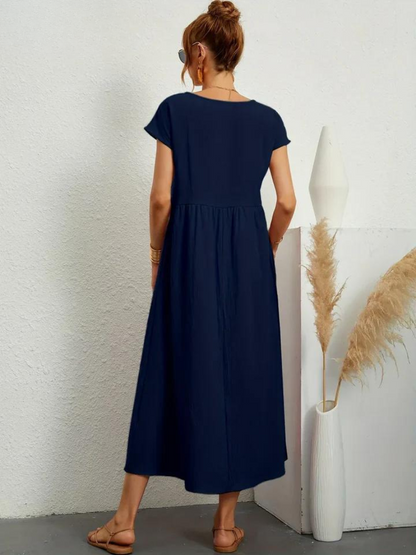 Giulia™ | Elegant Essential Dress in Cotton and Linen