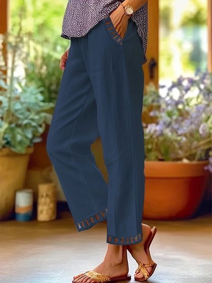 Karla - Lightweight Linen Trousers