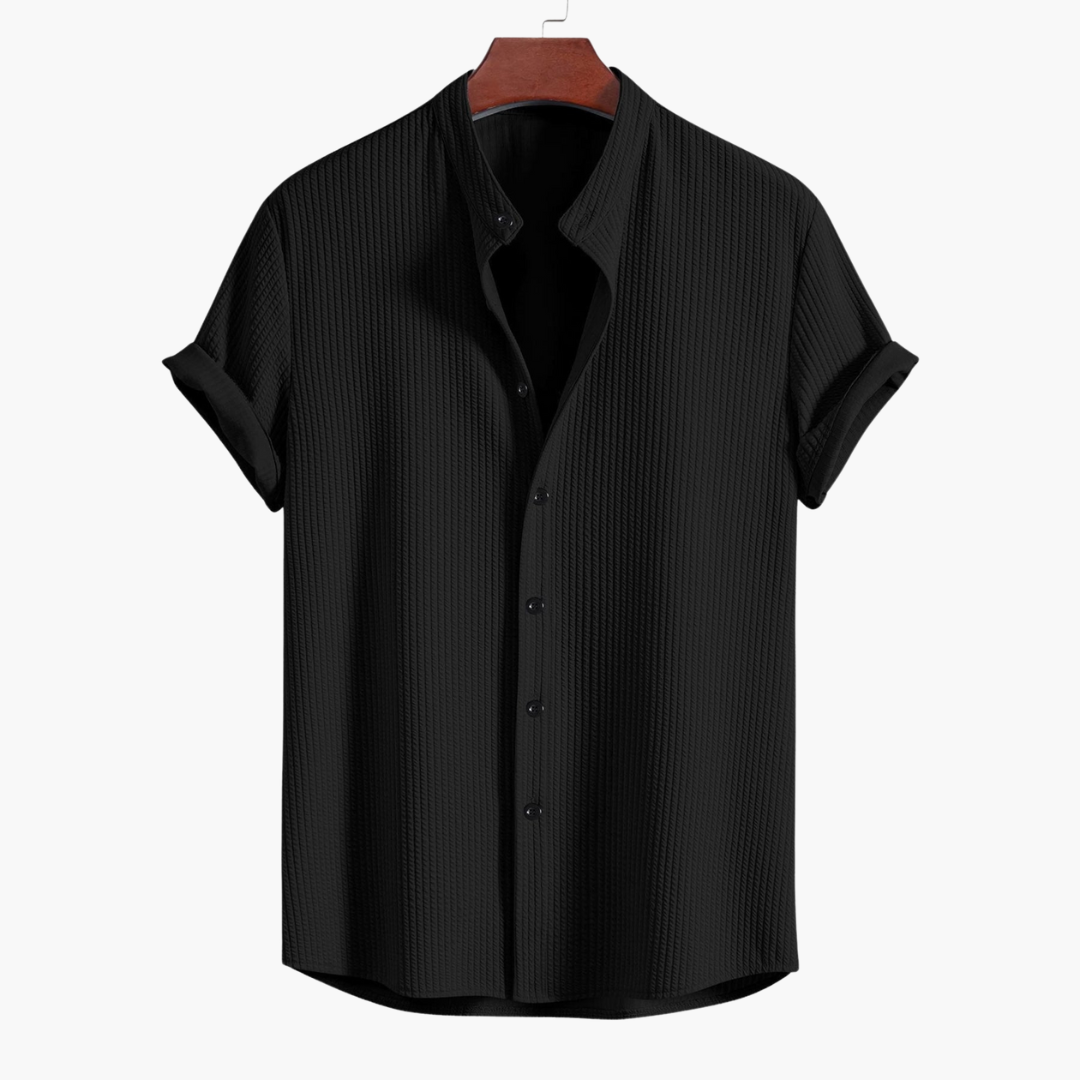 Karl™ | Stylish & Comfortable Shirt with Stand Collar for All Occasions