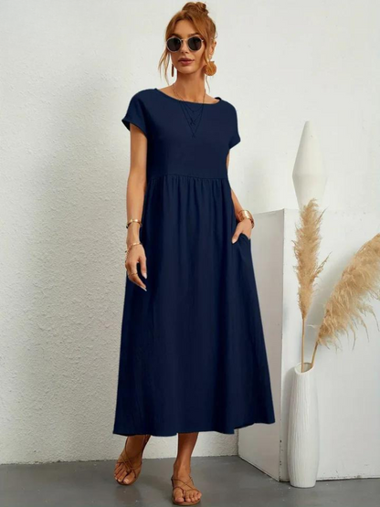 Giulia™ | Elegant Essential Dress in Cotton and Linen