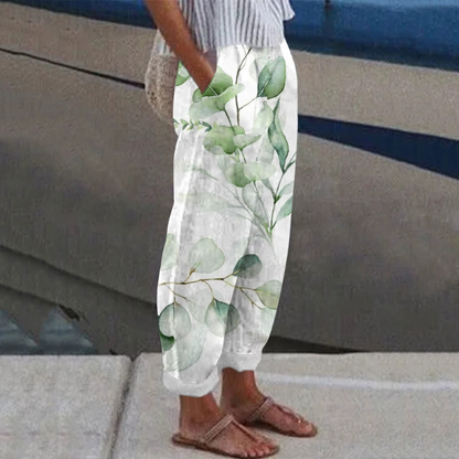 Magrethe - Lightweight Linen Trousers