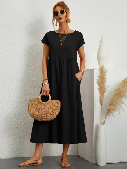 Giulia™ | Elegant Essential Dress in Cotton and Linen