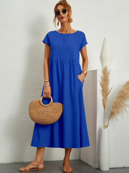 Giulia™ | Elegant Essential Dress in Cotton and Linen