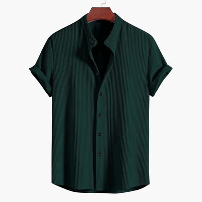 Karl™ | Stylish & Comfortable Shirt with Stand Collar for All Occasions