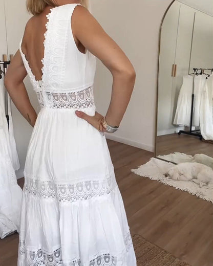 Matilde™ | Lace Dress with V-Neck (Almost Sold Out)