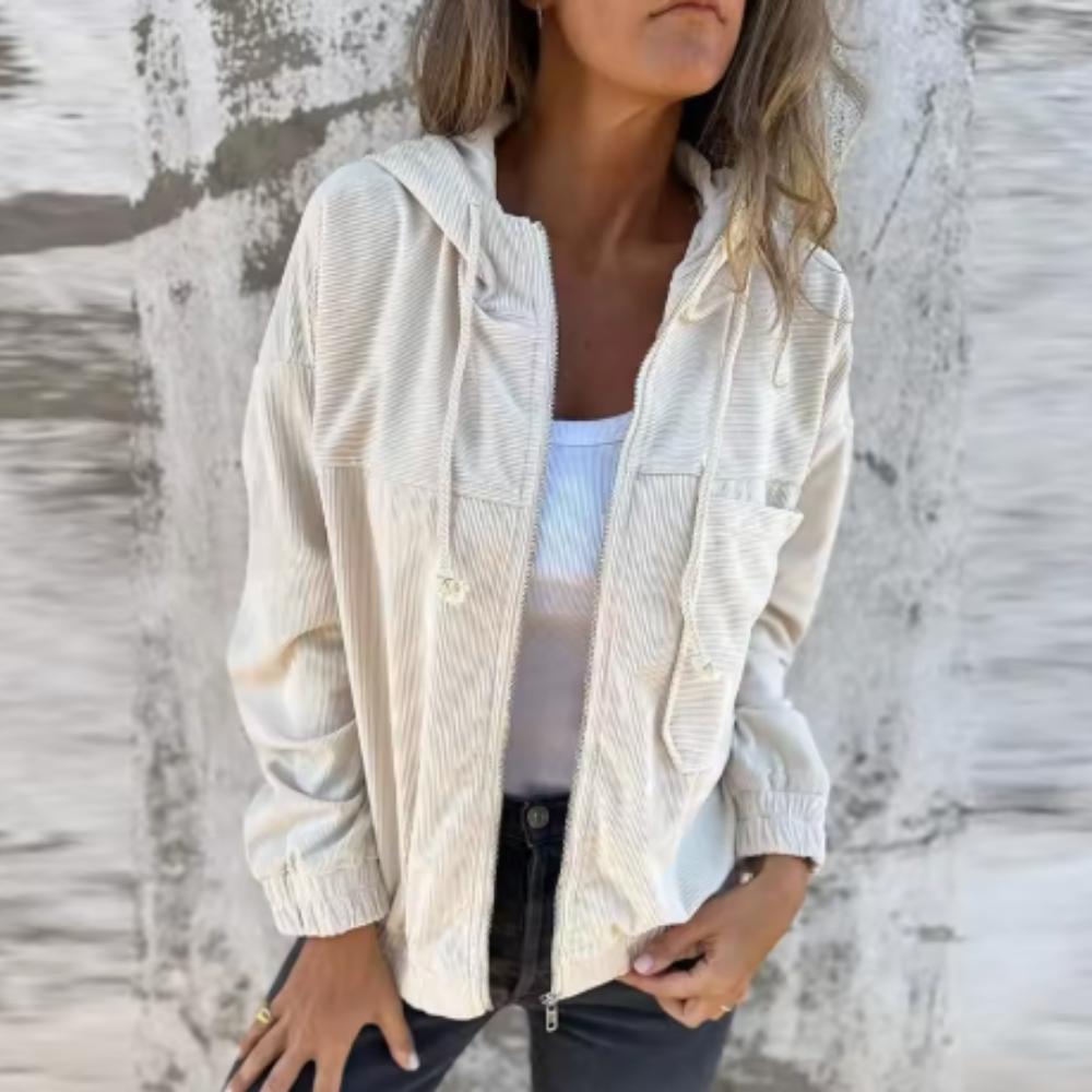 Kriza Corduroy Zip Vest – Trendy Casual Jacket for All Seasons