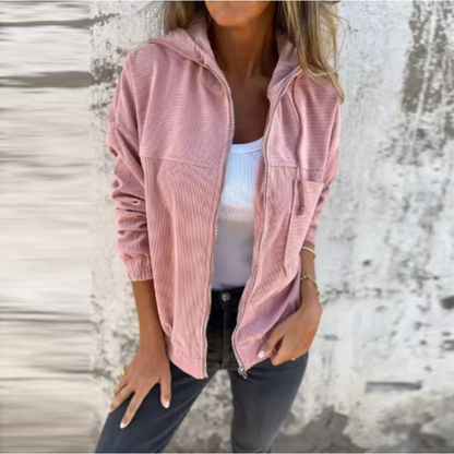Kriza Corduroy Zip Vest – Trendy Casual Jacket for All Seasons