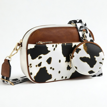 Maisie Refined Leather Shoulder Bag with Adjustable Strap