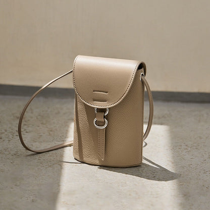 Luxury Genuine Leather Mini Crossbody Phone Bag – Compact Elegance
