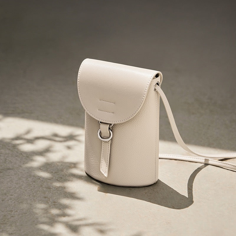 Luxury Genuine Leather Mini Crossbody Phone Bag – Compact Elegance