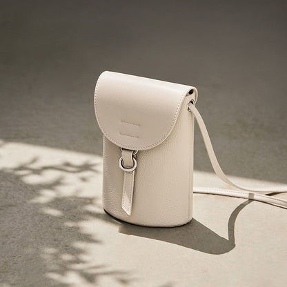 Luxury Genuine Leather Mini Crossbody Phone Bag – Compact Elegance