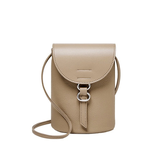 Luxury Genuine Leather Mini Crossbody Phone Bag – Compact Elegance