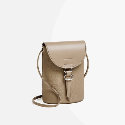 Luxury Genuine Leather Mini Crossbody Phone Bag – Compact Elegance