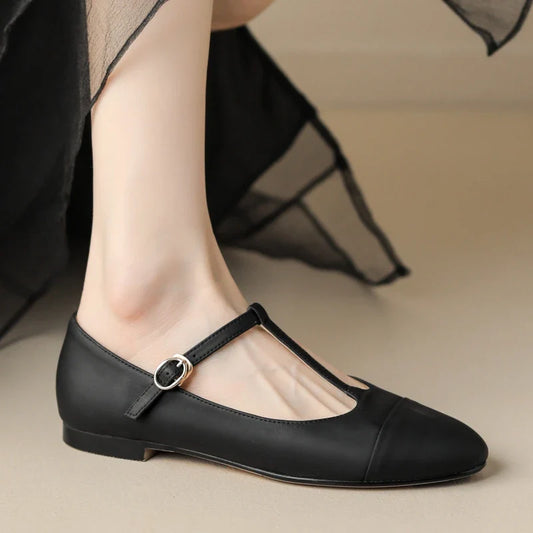 Genuine Leather Mary Janes