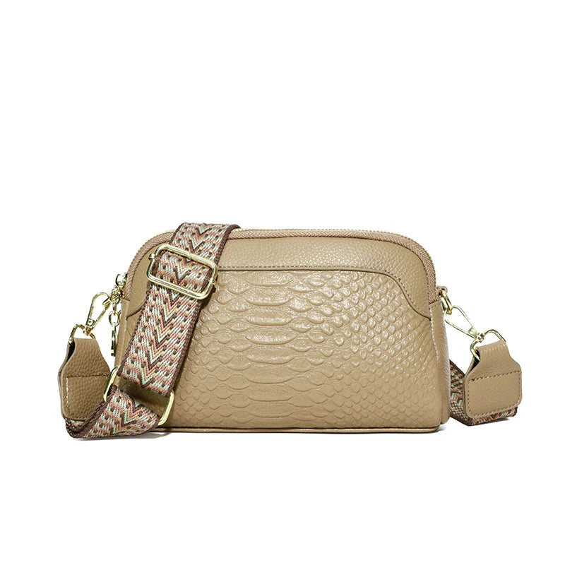 Amara Refined Leather Shoulder Bag – Elegant Adjustable Premium Leather Carryall