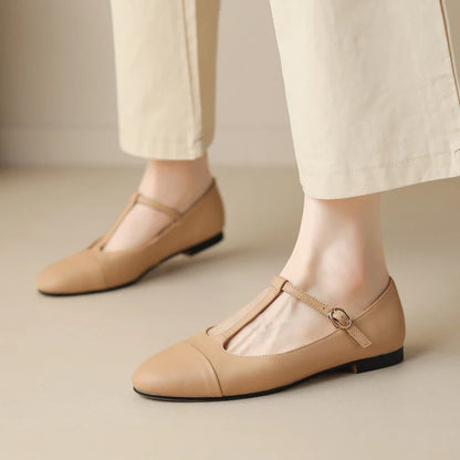 Genuine Leather Mary Janes