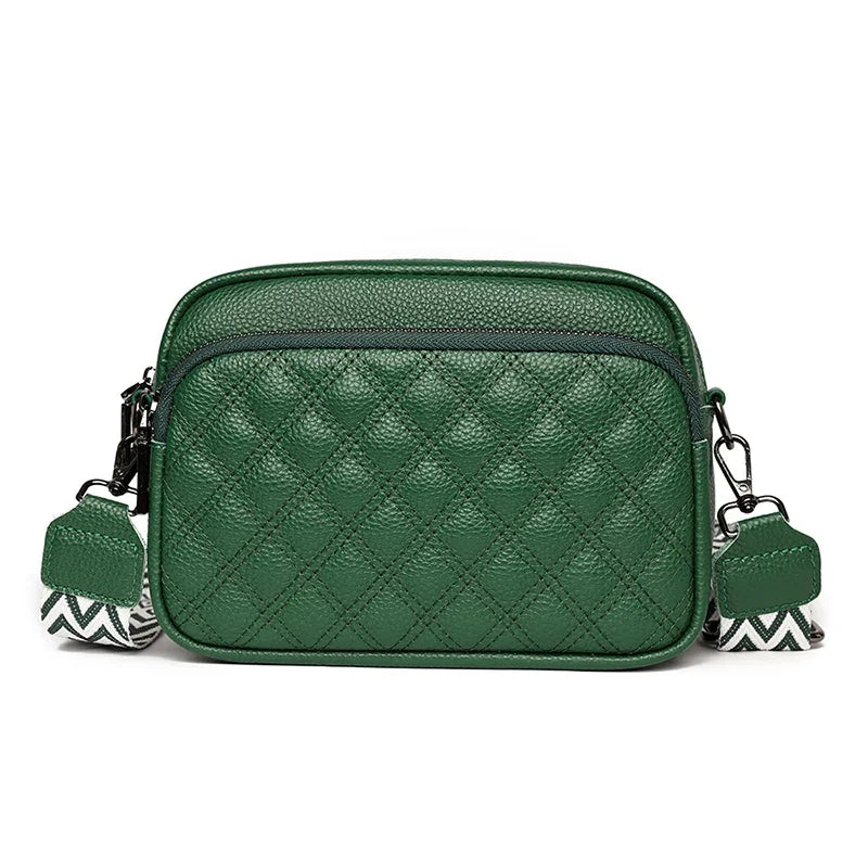 Josie Refined Leather Shoulder Bag – Elegant Adjustable Carry