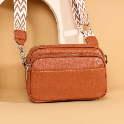 Talia Premium Leather Shoulder Bag: Elegant, Practical, Organised with Adjustable Strap