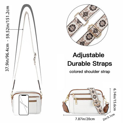 Edith Refined Leather Shoulder Bag – Soft Premium Leather, Adjustable Strap