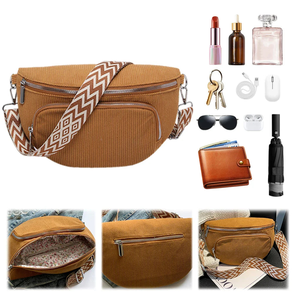 Cleo Elegant Shoulder Bag – Versatile Adjustable Strap, Multiple Compartments