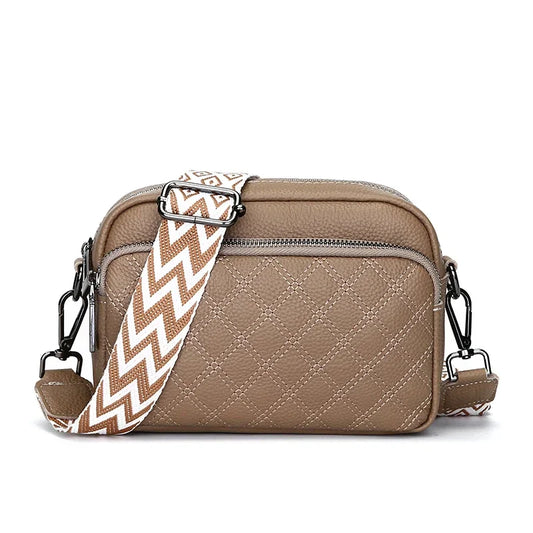 Belle Refined Leather Shoulder Bag – Premium Adjustable Design