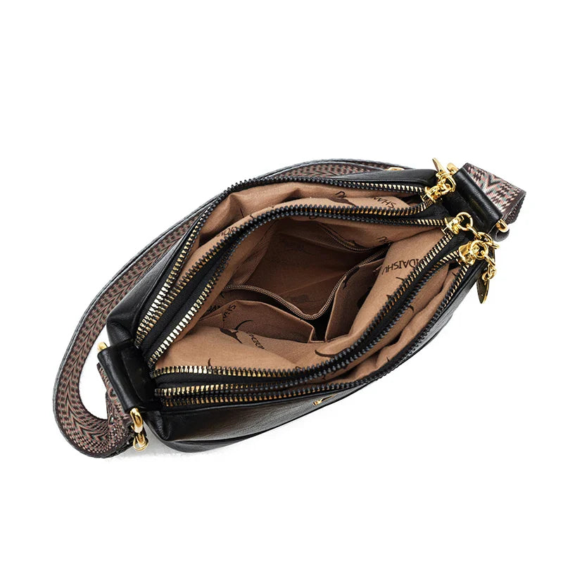 Addison Refined Leather Shoulder Bag – Elegant Soft Leather Carryall