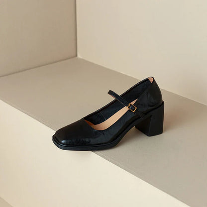 Vintage Square Toe Shoes