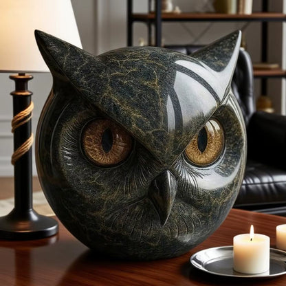 Mystical™ | Elegant Owl Head Decor