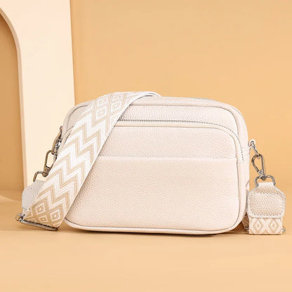 Talia Premium Leather Shoulder Bag: Elegant, Practical, Organised with Adjustable Strap