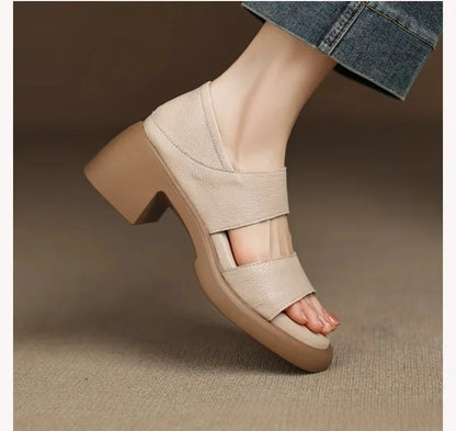 Soft Leather Roman Style Sandals