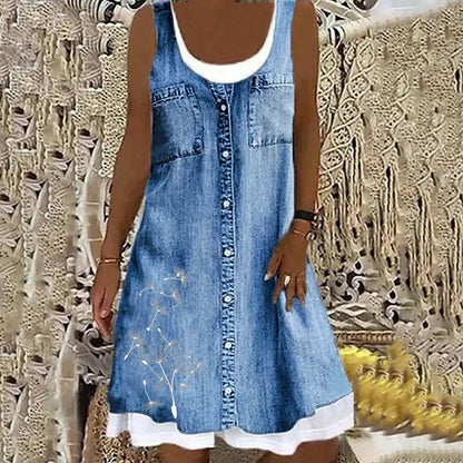 Lynor™ | Soft & Elegant Denim Dress