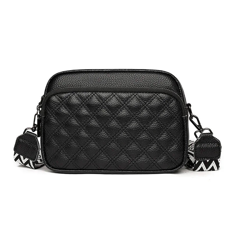 Josie Refined Leather Shoulder Bag – Elegant Adjustable Carry