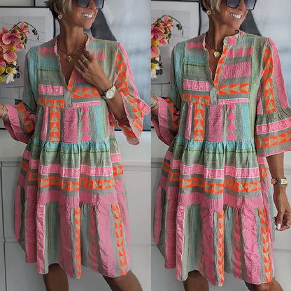 Elena™ | Elegant Midi Spring Dress (Almost Sold Out)
