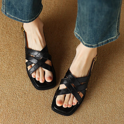 Braided Roman Sandals