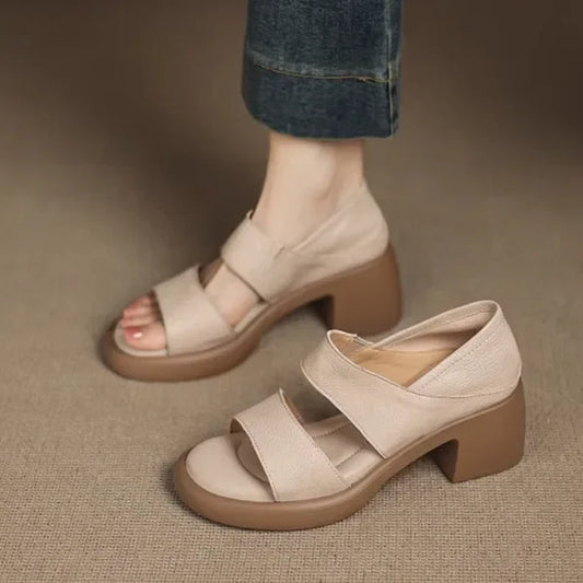 Soft Leather Roman Style Sandals