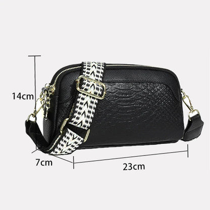 Amara Refined Leather Shoulder Bag – Elegant Adjustable Premium Leather Carryall