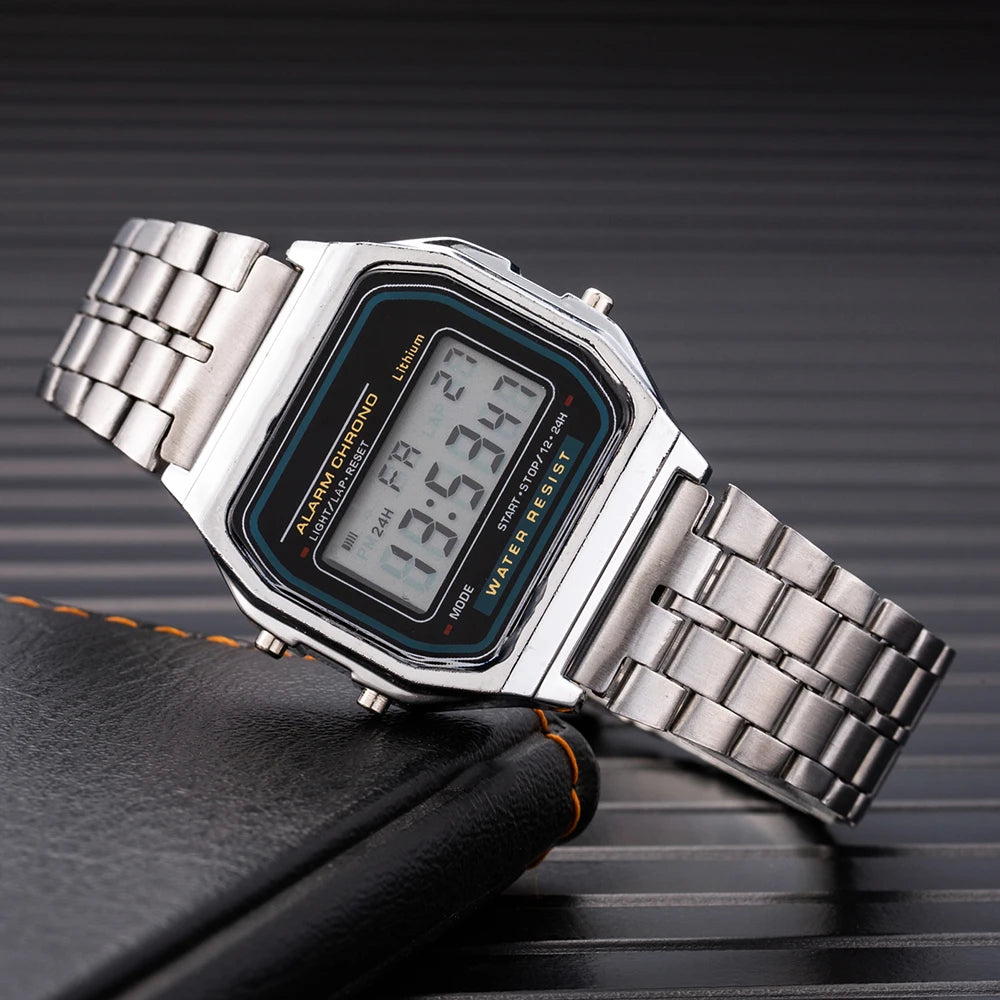 2025 Digital Watches for Men Sports Waterproof Bracelet Clock Gold Electronice LED Wristwatch Women Casucal Montre Homme Relogio