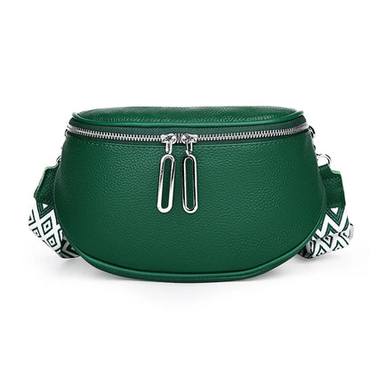 Indie Refined Leather Shoulder Bag – Premium Soft Leather Adjustable Strap