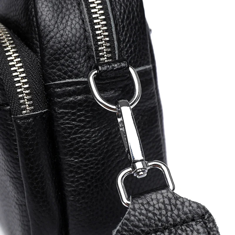 Talia Premium Leather Shoulder Bag: Elegant, Practical, Organised with Adjustable Strap
