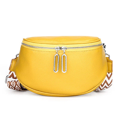 Indie Refined Leather Shoulder Bag – Premium Soft Leather Adjustable Strap
