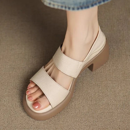 Soft Leather Roman Style Sandals