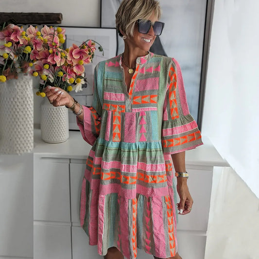 Elena™ | Elegant Midi Spring Dress (Almost Sold Out)