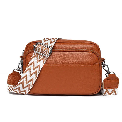 Talia Premium Leather Shoulder Bag: Elegant, Practical, Organised with Adjustable Strap