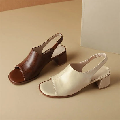 Chunky Heels Sandals