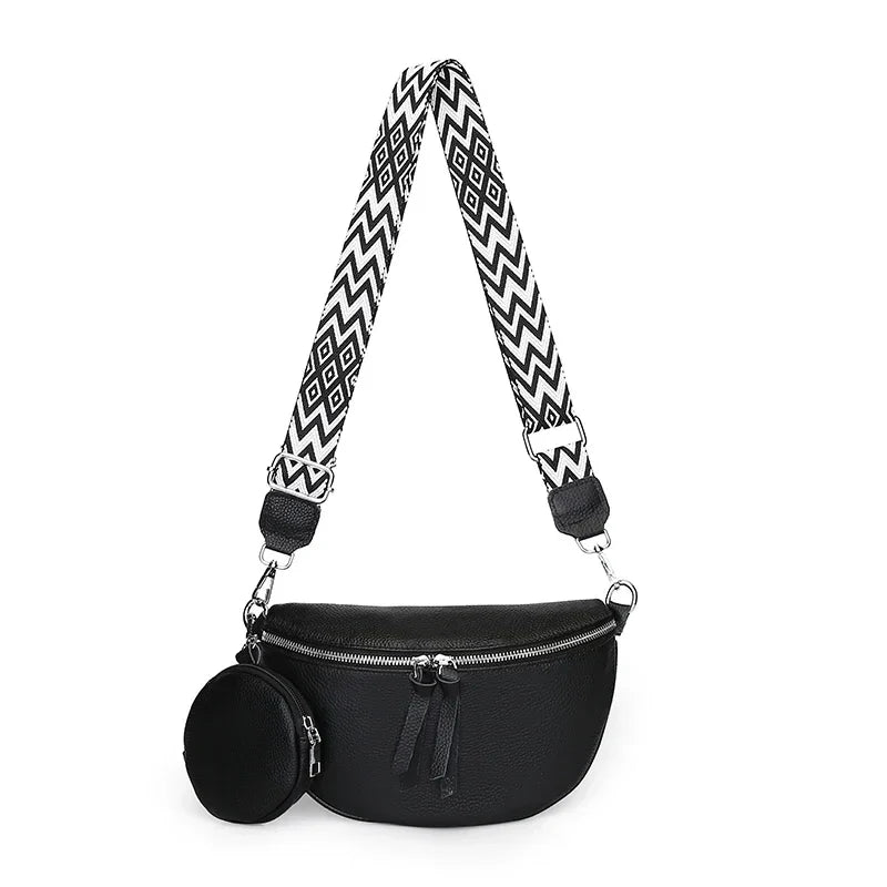 Hayley Refined Leather Shoulder Bag Elegant Multi‑Compartment Tote