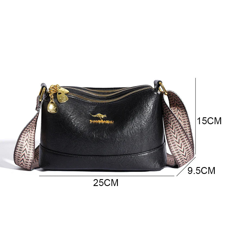 Addison Refined Leather Shoulder Bag – Elegant Soft Leather Carryall