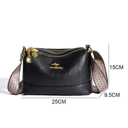 Addison Refined Leather Shoulder Bag – Elegant Soft Leather Carryall