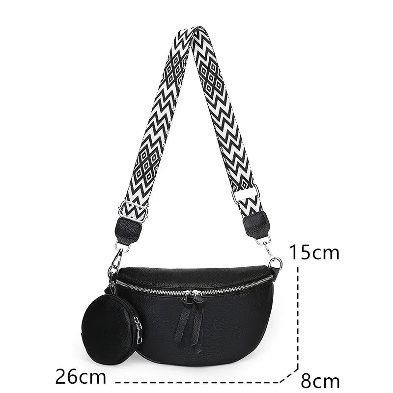Hayley Refined Leather Shoulder Bag Elegant Multi‑Compartment Tote
