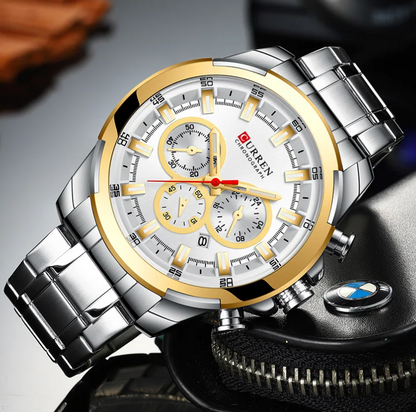 Steel Quartz Vanguard I Newport Reserve x Curren