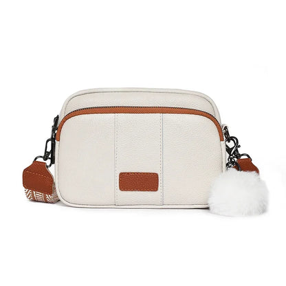 Maeve Refined Leather Shoulder Bag